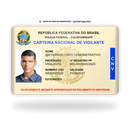 CNV de metal inoxidável Colorfull Eterno gravado a laser premium - frente com foto colorida. Melhor que PVC.