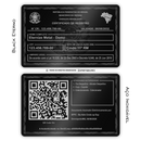 Cartão CAC CR de Metal | Eternize