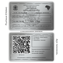 Cartão CAC CR de Metal | Eternize