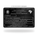 Cartão CAC CRAF de Metal | Eternize