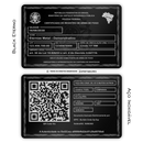 Cartão CAC CRAF de Metal | Eternize