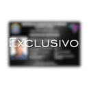 Cartão do seu documento em metal inoxidável Black preto Eterno gravado a laser premium - frente com informações pessoais. Melhor que PVC.